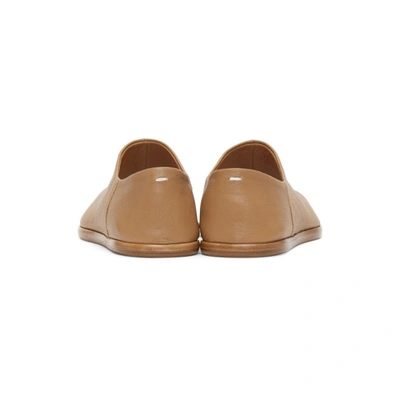 Shop Maison Margiela Beige Tabi Slippers In T4091 Nude