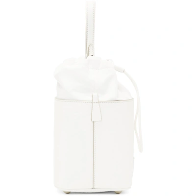 Shop Maison Margiela White 5ac Bucket Bag In H7736 Whit