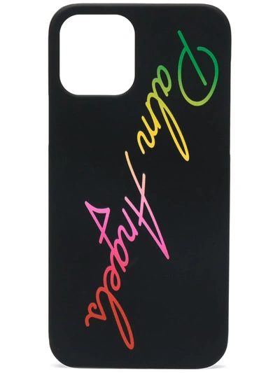 Shop Palm Angels Miami Logo Iphone 12 Pro Case In Black