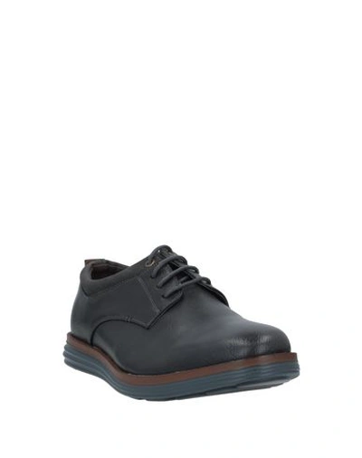 Shop Accademia Studio Lace-up Shoes In Dark Brown