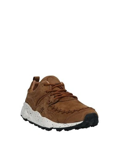 Shop Flower Mountain Sneakers In Brown