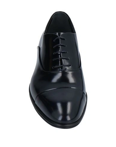 Corvari Lace-up Shoes In Dark Blue