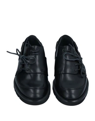 Shop Maison Margiela Man Lace-up Shoes Black Size 10 Soft Leather