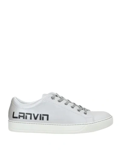 Shop Lanvin Sneakers In Light Grey