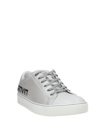 Shop Lanvin Sneakers In Light Grey