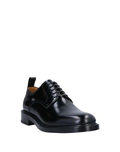 Shop Dior Lace-up Shoes In Black