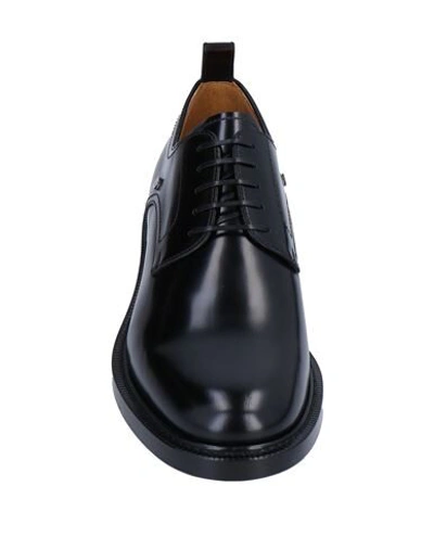 Shop Dior Lace-up Shoes In Black