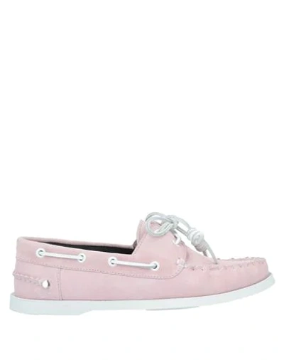 Shop Loewe Loafers In Pink