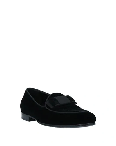 Dolce & Gabbana Grosgrain-bow Velvet Loafers In Black