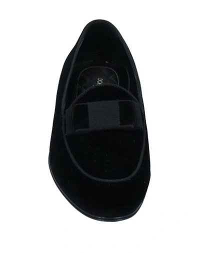 Dolce & Gabbana Grosgrain-bow Velvet Loafers In Black