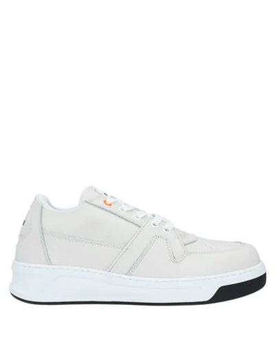 Shop Msgm Sneakers In Beige