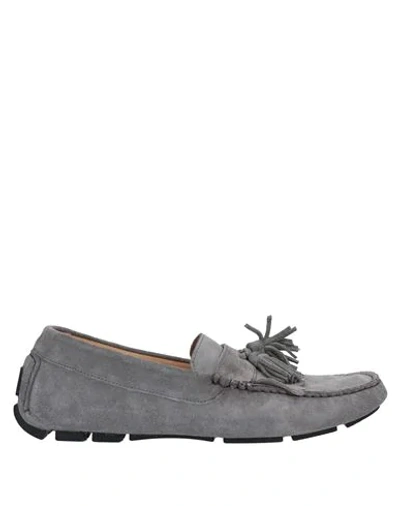 Shop Boemos Loafers In Light Grey