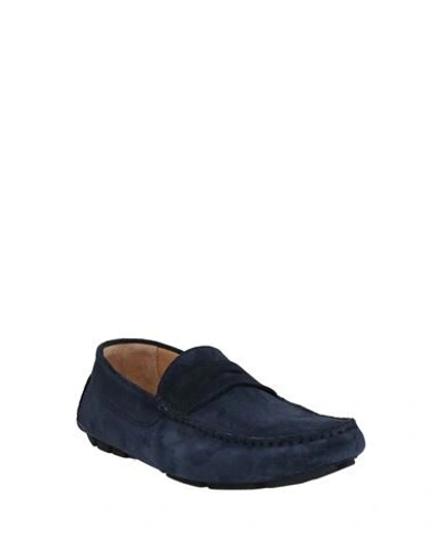 Shop Boemos Loafers In Dark Blue