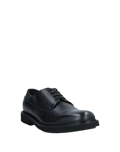 Emporio Armani Lace-up Shoes In Black