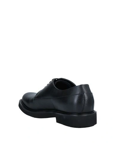 Emporio Armani Lace-up Shoes In Black