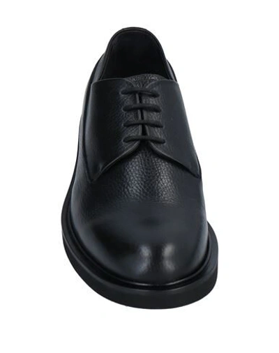 Emporio Armani Lace-up Shoes In Black