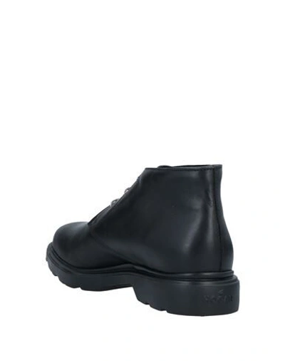 Shop Hogan Man Ankle Boots Black Size 11.5 Soft Leather