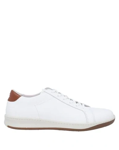 Shop Eleventy Man Sneakers White Size 13 Soft Leather