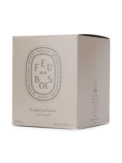 Shop Diptyque Feu De Bois Candle In Green