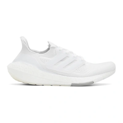 ADIDAS ORIGINALS 白色 ULTRABOOST 21 运动鞋