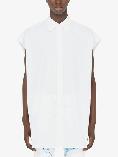 Shop Dolce & Gabbana Cap-sleeve Shirt In White