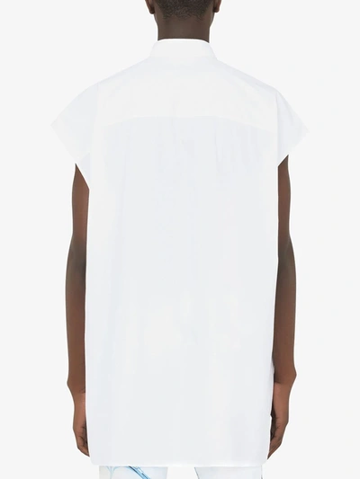 Shop Dolce & Gabbana Cap-sleeve Shirt In White