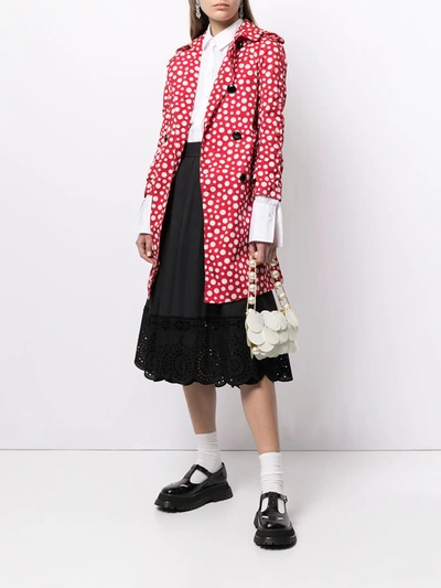 Pre-owned Louis Vuitton Dots Infinity Yayoi Kusama 风衣 （典藏款） In Red