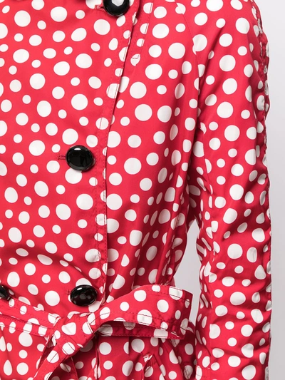 Pre-owned Louis Vuitton Dots Infinity Yayoi Kusama 风衣 （典藏款） In Red