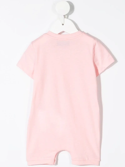 Shop Moschino Teddy Bear-print Cotton Shorties In Pink