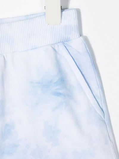Shop Monnalisa Tie-dye Shorts In Blue