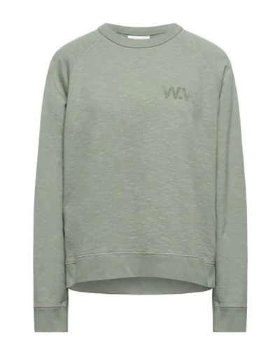 Shop Wood Wood Sweatshirts In Military Green