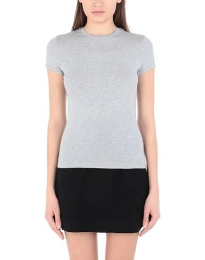 Shop Ninety Percent T-shirts In Grey