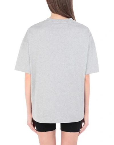 Shop Ninety Percent Woman T-shirt Grey Size L Organic Cotton