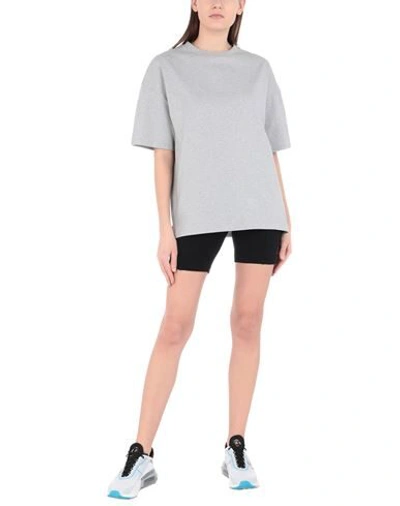 Shop Ninety Percent Woman T-shirt Grey Size M Organic Cotton