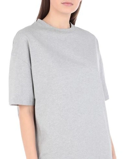 Shop Ninety Percent Woman T-shirt Grey Size M Organic Cotton