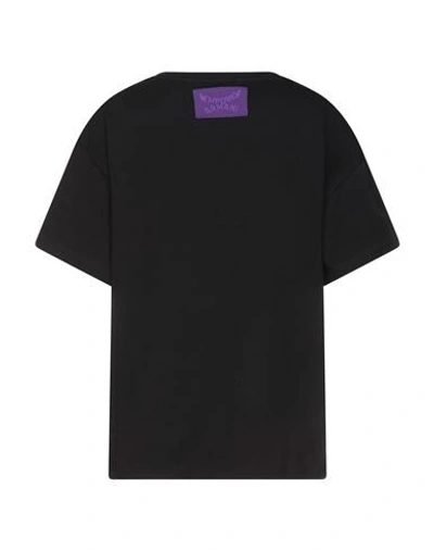 Shop Emporio Armani Woman T-shirt Black Size 2 Cotton