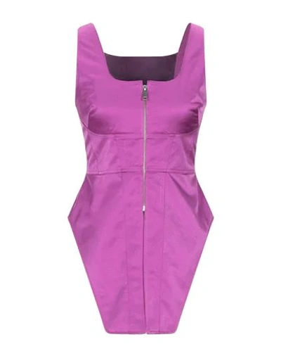 Shop Ambush Woman Top Mauve Size 1 Polyester, Cotton In Purple