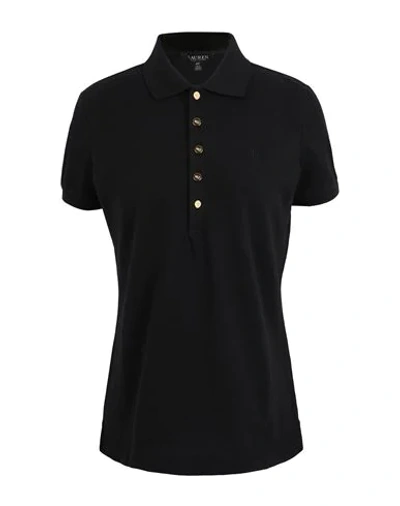 Shop Lauren Ralph Lauren Polo Shirts In Black