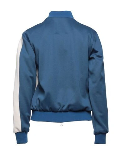 Shop C-clique Woman Sweatshirt Slate Blue Size Xs Polyester, Cotton, Polyamide