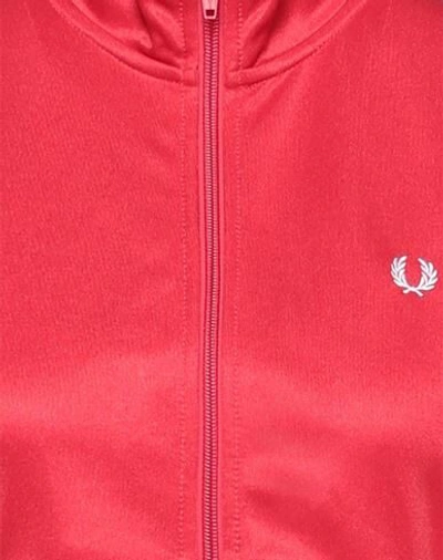 Shop Fred Perry Sweatshirts In Red
