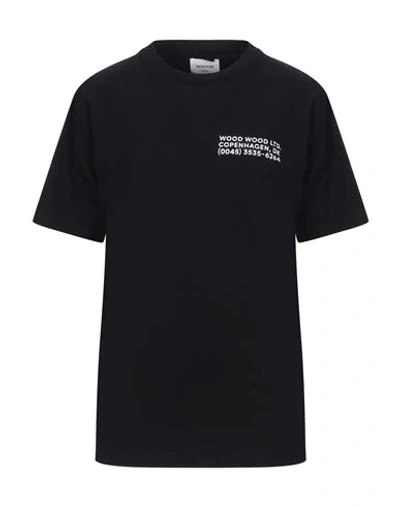 Shop Wood Wood T-shirts In Black