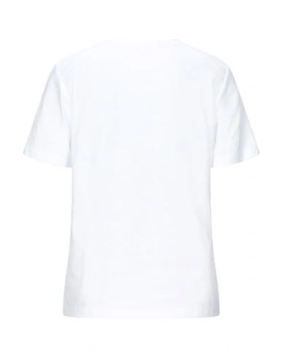 Shop Maje T-shirts In White