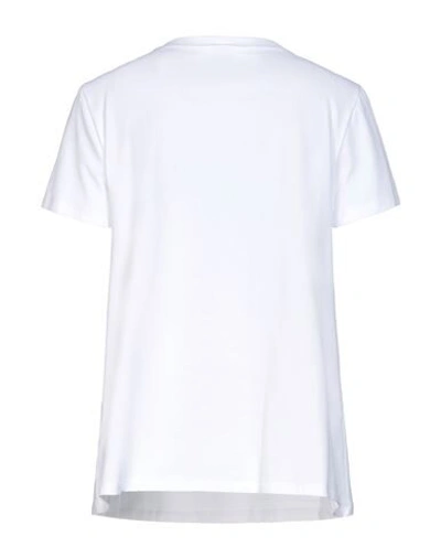 Shop 1-one Woman T-shirt White Size 6 Cotton, Elastane