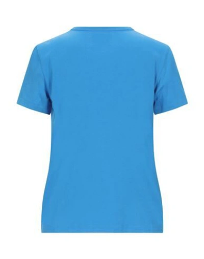 Shop Wood Wood T-shirts In Bright Blue