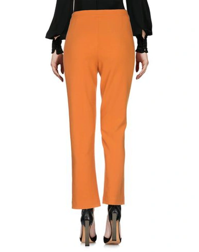 Shop Ca' Vagan Woman Pants Orange Size S Polyester, Viscose, Elastane