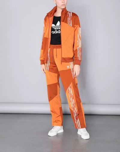 Shop Adidas Originals By Danielle Cathari Pants In Orange
