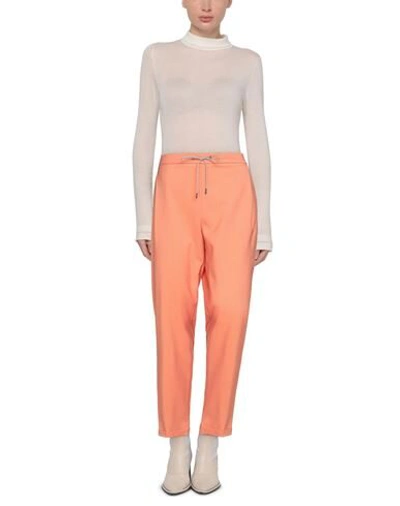Shop Fabiana Filippi Woman Pants Apricot Size 4 Virgin Wool In Orange