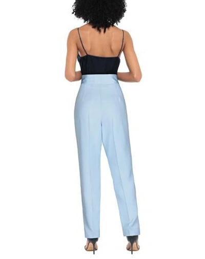 Shop Space Simona Corsellini Simona Corsellini Woman Pants Sky Blue Size 6 Acetate, Viscose