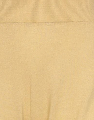 Shop Agnona Woman Pants Ocher Size M Viscose, Cashmere, Polyamide, Elastane In Yellow