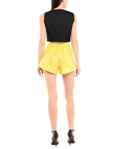Shop Mariuccia Shorts In Yellow